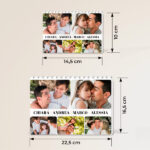 Miniatura di Puzzle di Blocchi Ritratti con Foto e Testo Personalizzato