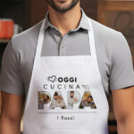Grembiule Papà con Foto personalizzato Miniatura di Grembiule Papà con Foto personalizzato