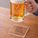 Miniatura di Boccale da Birra I Love Papà con Testo personalizzato