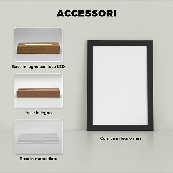 Lampada Mamma multicolore personalizzata