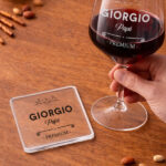 Miniatura di Calice da Vino per Papà con Nome e Testo Personalizzato