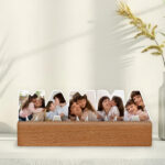 Miniatura di Targa Mamma con Base in Legno e Foto personalizzata