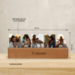Miniatura di Targa Mamma con Base in Legno e Foto personalizzata