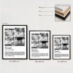 Miniatura di Poster Definizione della Mamma in Bianco e Nero con Foto personalizzate