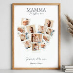 Miniatura di Poster Mamma Cuore di Foto Polaroid personalizzate