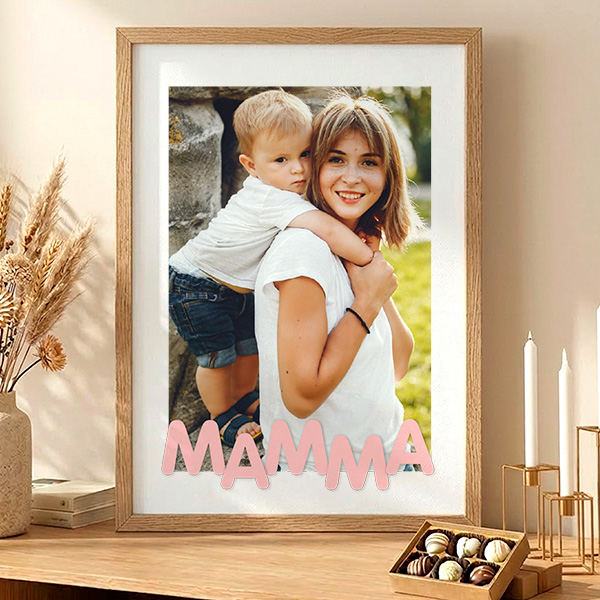 Poster per la Mamma con Foto personalizzata