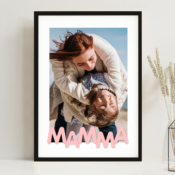 Poster per la Mamma con Foto personalizzata