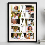 Poster verticale per la Mamma con Foto personalizzate Miniatura di Poster verticale per la Mamma con Foto personalizzate