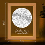 Miniatura di Lampada Mappa Stellare personalizzata