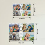 Miniatura di Puzzle a Blocchi Mamma Verticale con Foto personalizzate