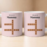 Miniatura di Tazza con Design Scrabble, Testo e Nomi personalizzati