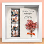 Miniatura di Cornice con Fiori Stile Rullino con Foto personalizzate