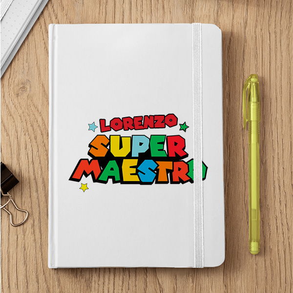 Quaderno Super Insegnante con Nomi Personalizzati