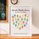 Miniatura di Poster per Insegnanti con Mani e Nomi personalizzati