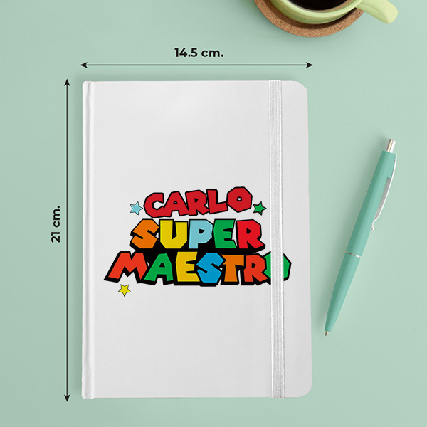 Quaderno Super Insegnante con Nomi Personalizzati