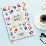 Miniatura di Quaderno Mani Colorate con Nomi e Testo personalizzato