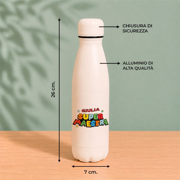 Borraccia Super Profe con Nomi personalizzati