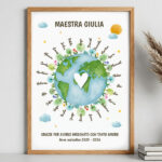 Poster Pianeta con Nomi personalizzati Miniatura di Poster Pianeta con Nomi personalizzati