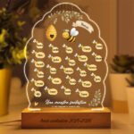 Lampada per Insegnante con Apine e Nomi Personalizzati Miniatura di Lampada per Insegnante con Apine e Nomi Personalizzati