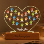 Lampada Mani per Insegnante con Nomi personalizzati Miniatura di Lampada Mani per Insegnante con Nomi personalizzati