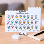 Miniatura di Puzzle di Blocchi con Omini e Nomi personalizzati