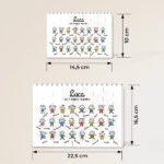 Miniatura di Puzzle di Blocchi con Omini e Nomi personalizzati
