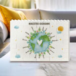 Miniatura di Puzzle di Blocchi Pianeta con Nomi personalizzati