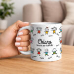 Miniatura di Tazza con Omini e Nomi personalizzati