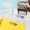 Timbro personalizzato per vestiti dei bambini con nome e disegno personalizzato