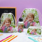 Miniatura di Zaino a Sacca per Bambini con Foto Personalizzato