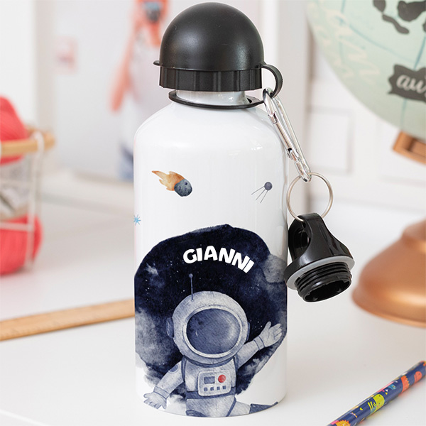 Borraccia per Bambini Astronauta nello Spazio Personalizzata