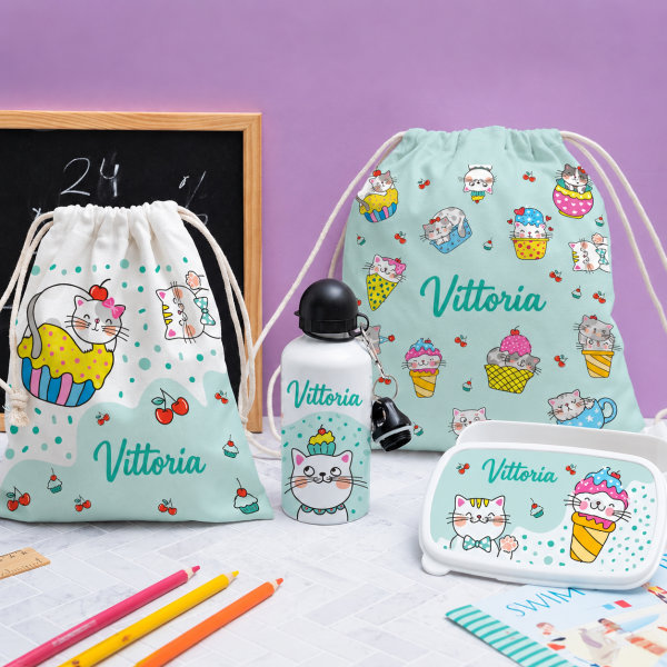 Borraccia per Bambini Gattini Personalizzata