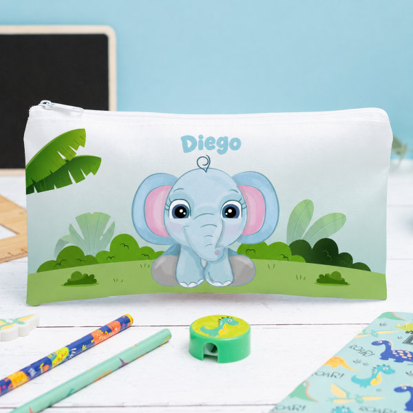 Astuccio per Bambini Animali della Giungla Personalizzato