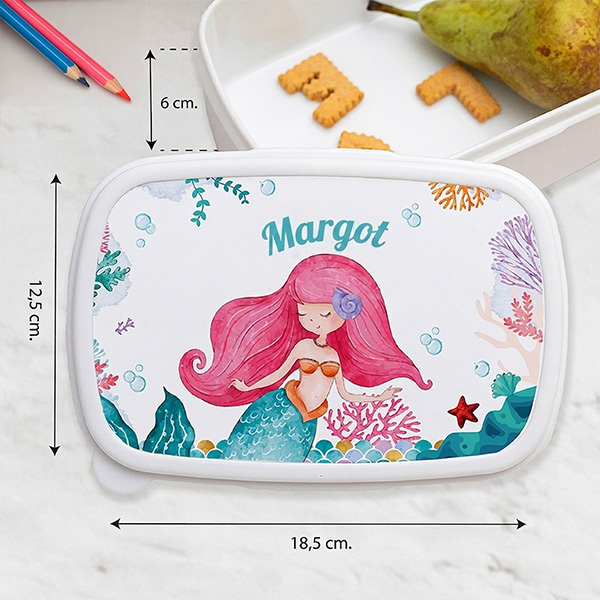 Portapranzo per Bambini Sirenetta Personalizzato