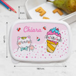 Miniatura di Portapranzo per Bambini Gattini Personalizzato