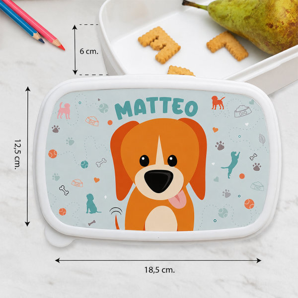 Portapranzo per Bambini Animali Colorati Personalizzato