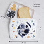 Miniatura di Portapranzo per Bambini con Astronauta nello Spazio personalizzato