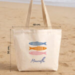 Miniatura di Tote Bag Pesci Colorati con Nome Personalizzato