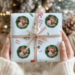 Miniatura di Carta Regalo Foglie con Foto e Testo personalizzata