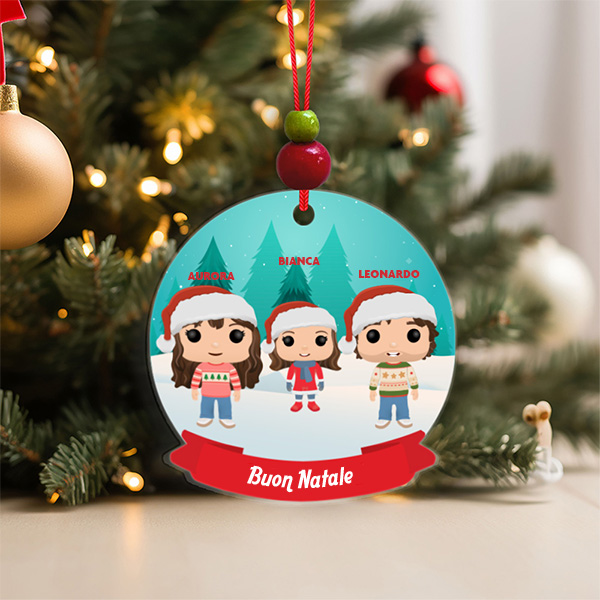 Set di Decorazioni per Albero di Natale Funko con Nomi personalizzate