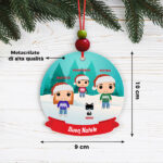 Miniatura di Set di Decorazioni per Albero di Natale Funko con Nomi personalizzate