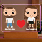 Miniatura de Candeeiro Funkos com Nomes personalizado