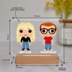 Miniatura de Candeeiro Funkos com Nomes personalizado