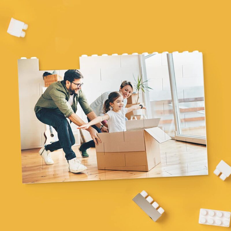 Puzzle de Blocos com Foto Personalizado