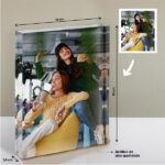 Miniatura de Placa Bloco Porta-fotos com fotografia personalizada