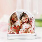 Miniatura de Bola de Neve com Foto Personalizada