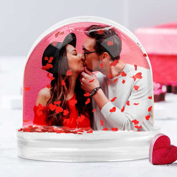 Bola de Neve com Foto Personalizada