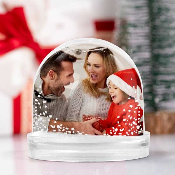 Bola de Neve com Foto Personalizada