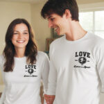 Miniatura de T-shirt Cupido com Nomes personalizada