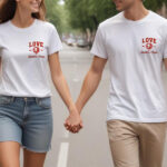 Miniatura de T-shirt Cupido com Nomes personalizada